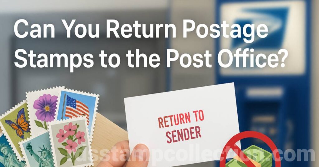 Can you return postage stamps to the post office?