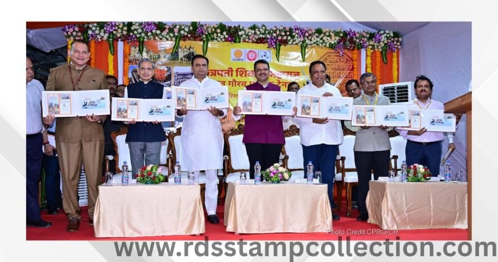 Unveiling pride and legacy—India Post releases the Chhatrapati Shivaji Maharaj Circuit Special Cover, capturing the warrior king’s historic journey in stamps.