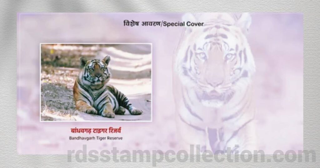 Special Cover released on Bandhavgarh Tiger Reserve by Madhya Pradesh Postal Circle to mark International Tiger Day