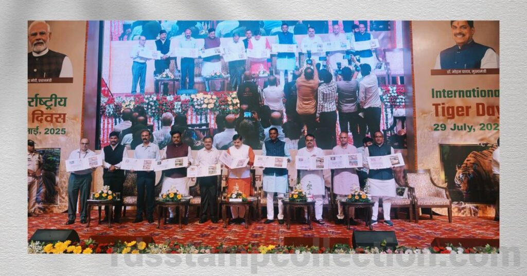 Release of Picture Postcards on International Tigers Day by Madhya Pradesh Postal Circle
