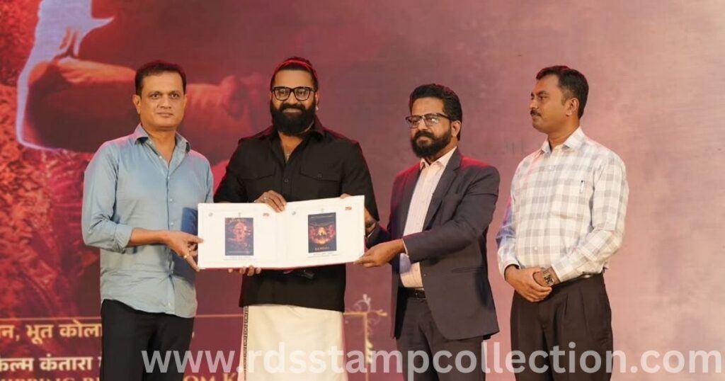 Official launch of Kantara Bootha Kola Picture Postcards, marking India Post’s tribute to Karnataka’s sacred ritual and its cinematic revival.