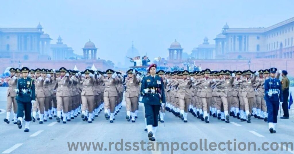 All-women Military Nursing Service contingent marches down Kartavya Path on Republic Day 2024, led by Armed Forces Medical officers, symbolising discipline, courage and Nari Shakti.